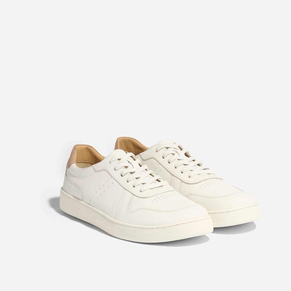 All Leather White Sneaker